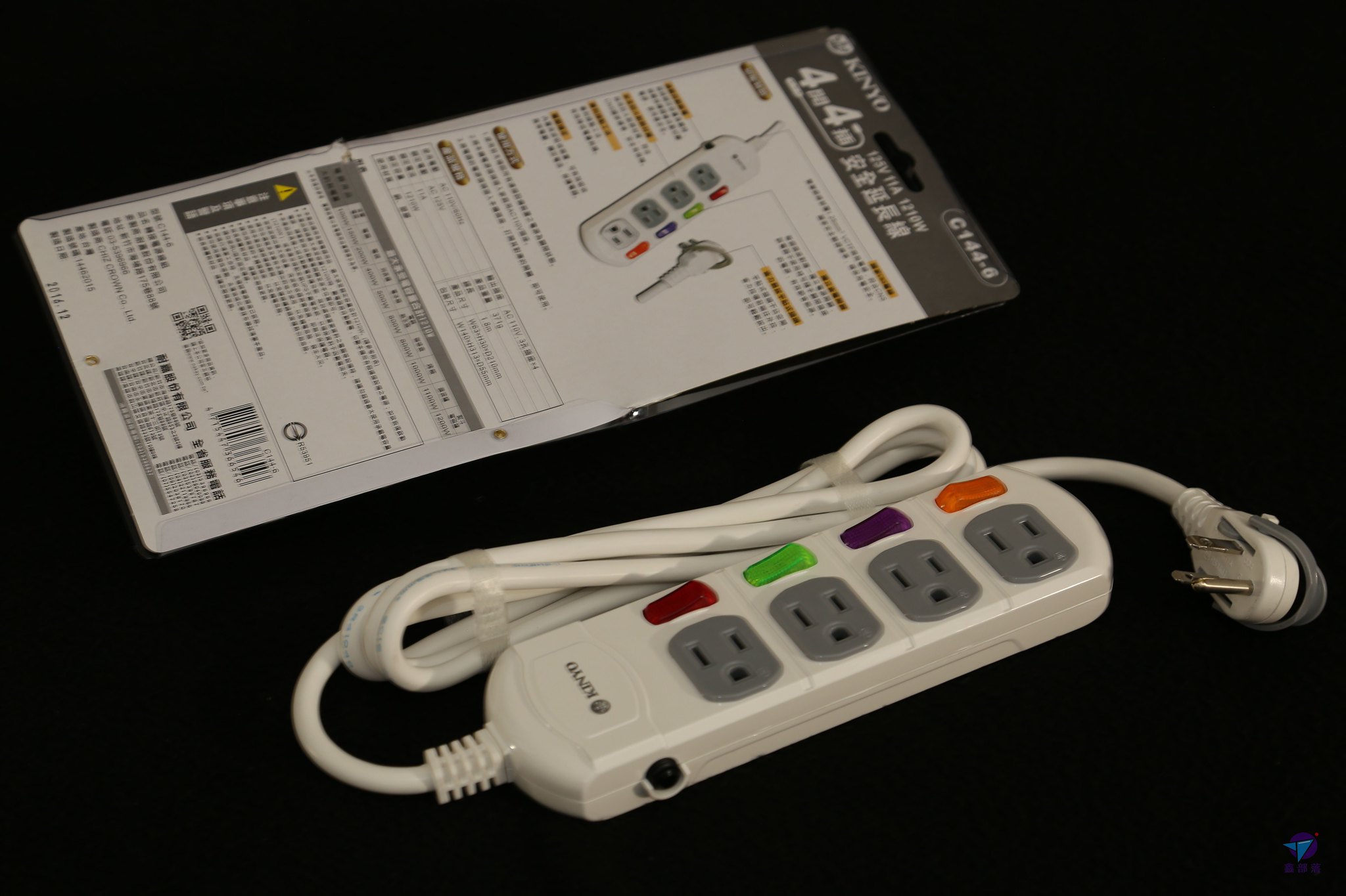 KINYO 4插座電源延長線2